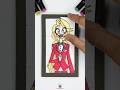Charlie From Hazbin Hotel Cardboard Matchi Puzzle Challenge 🫣❤️🔥 #art #cartoon #satisfying