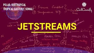 JETSTREAMS | Polar, Subtropical, Tropical Easterly, Somali JetStreams
