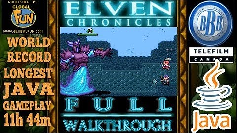 Elven Chronicles JAVA GAME (Big Blue Bubble 2007 year) FULL WALKTHROUGH