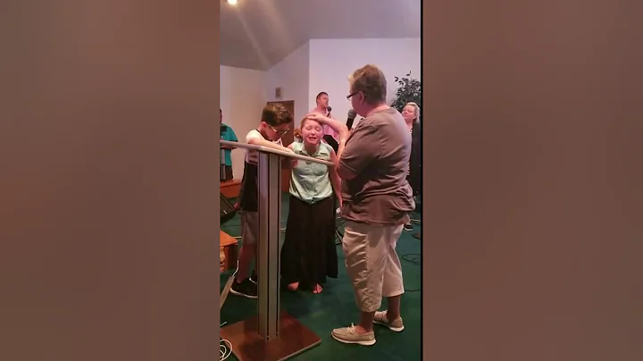Pastor Sharon Hanna praying and propheying over my...
