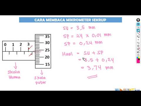 Video: Cara Mengukur Dengan Mikrometer