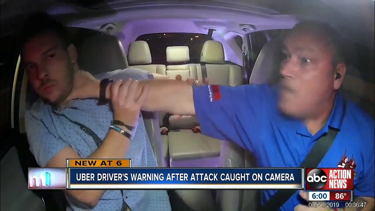 Video captures Florida Uber driver attacked after passenger wouldn't