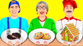 Reto De Cocina Yo vs Abuela | Batalla de Comida de PaRaRa Challenge