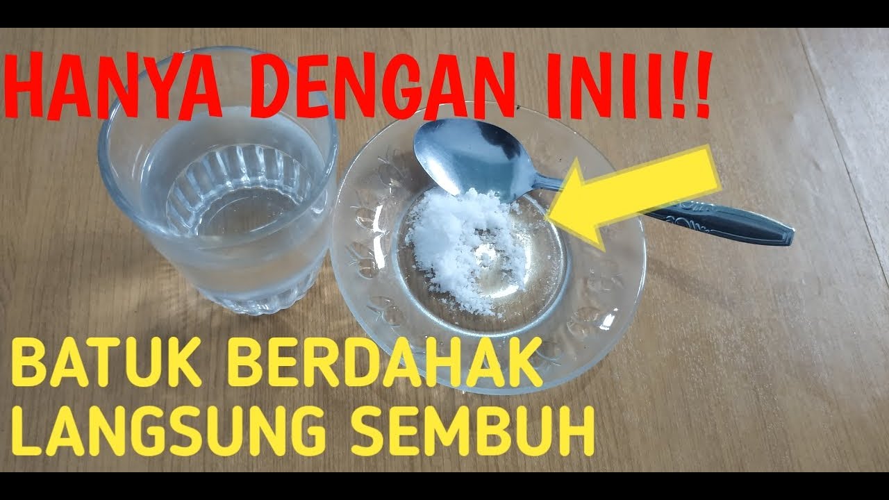 INI DIA!!! CARA MUDAH MENGATASI BATUK BERDAHAK SECARA ALAMI | Cara