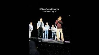 BTS Dynamite😍 performance in Stanford D3✨ #bts #fyp Subscribe💗 #ytshorts