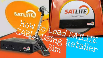 How to Load SATLITE CABLE Using Retailer Sim | TutorialNo.8