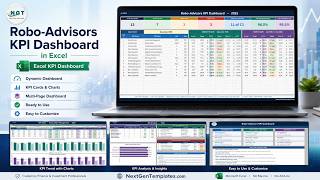 Robo-Advisors KPI Dashboard in Excel