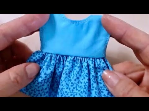 Как сшить платье для куклы быстро