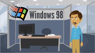 Cole Downgrades The Office Computers At His Job To Windows 98