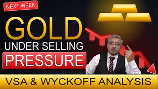 Gold Under Selling Pressure 🔻 | VSA & Wyckoff Analysis for Next Week 📊