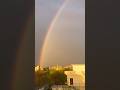 Rain, Rainbow &amp; Sunset Together in Islamabad 🌈🌧️ What a Beautiful Combo!