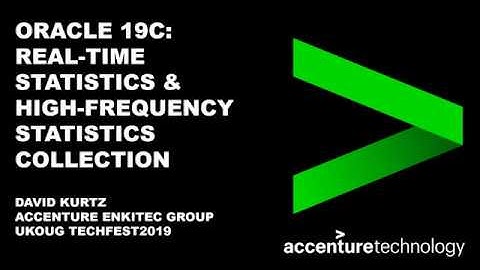 Oracle 19c Real Time and High Frequency Automatic Statistics Collection