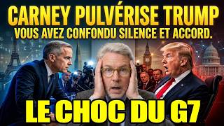 11 secondes qui secouent le G7 : Carney défie Trump, le pouvoir bascule