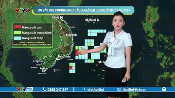 Dự báo thời tiết biển ngày 08/05/2024 | Ngư trường cá ngừ đại dương từ 8 - 15/5 | VTVWDB