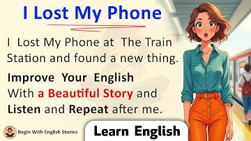 I Lost My Phone | Learn English Through Story Level 2 🔥| Improve English with Shadowing Technique