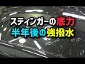 【コーティングch】スティンガーの底力・半年経過後の強撥水