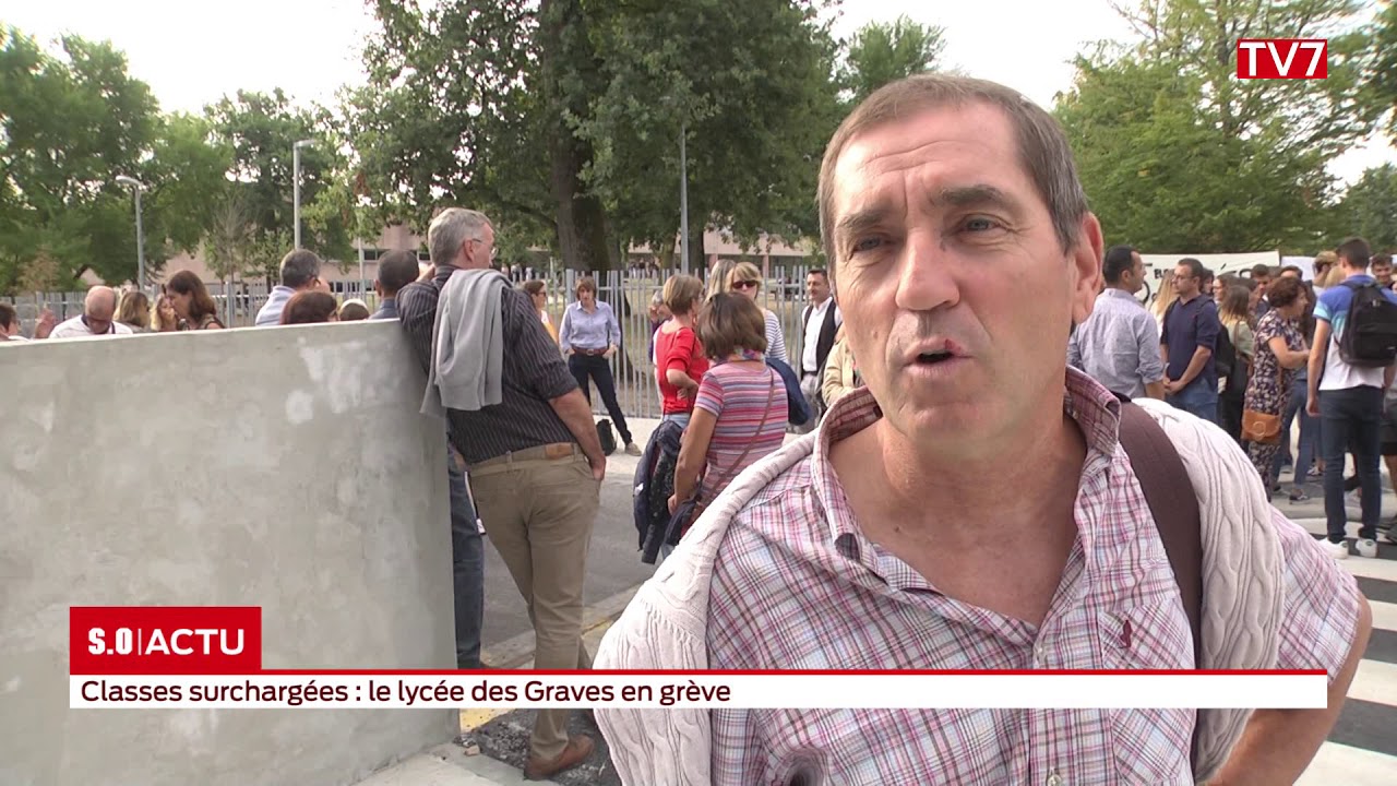 Gradignan : les professeurs du  lycée des Graves