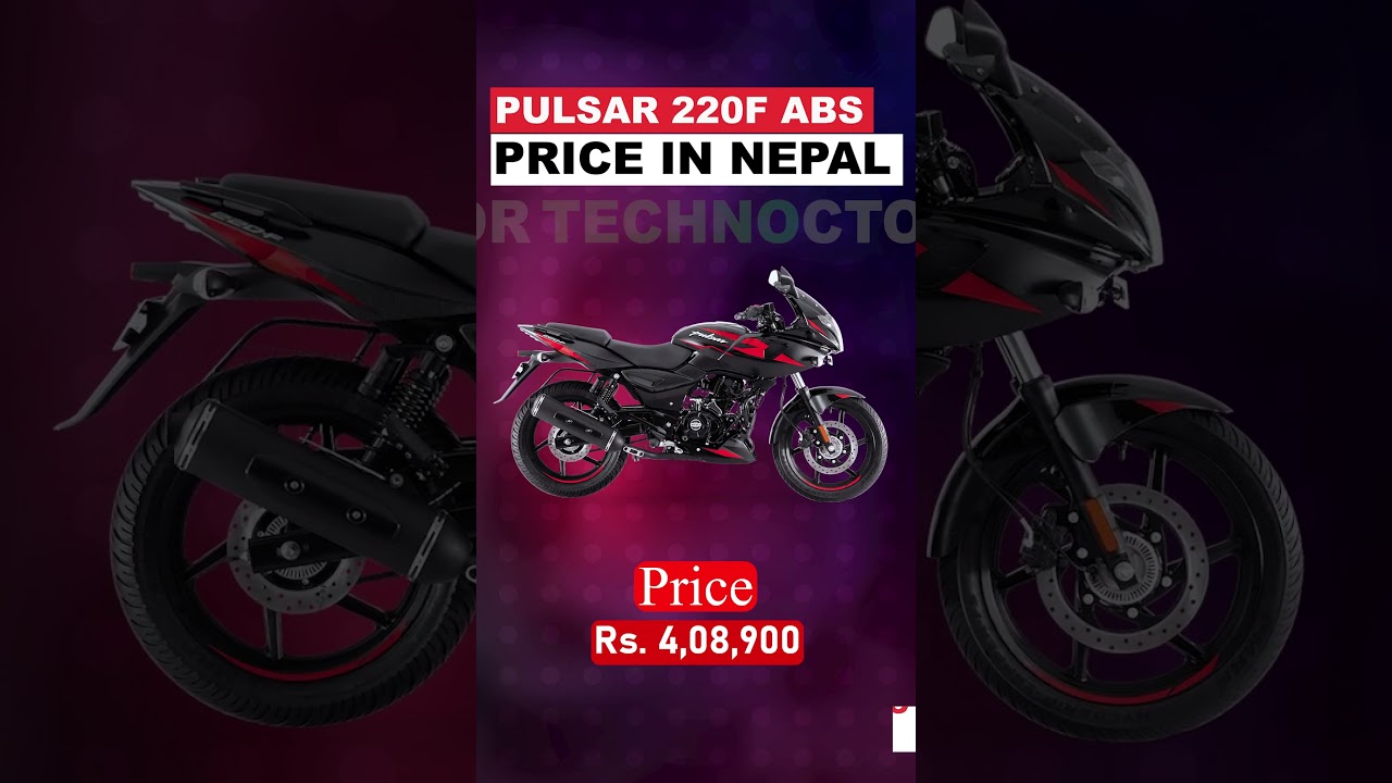 🔥 Pulsar 220F ABS Price in Nepal 2025 | Legendary 220cc Sportsbike with ABS! 🏍️💨
