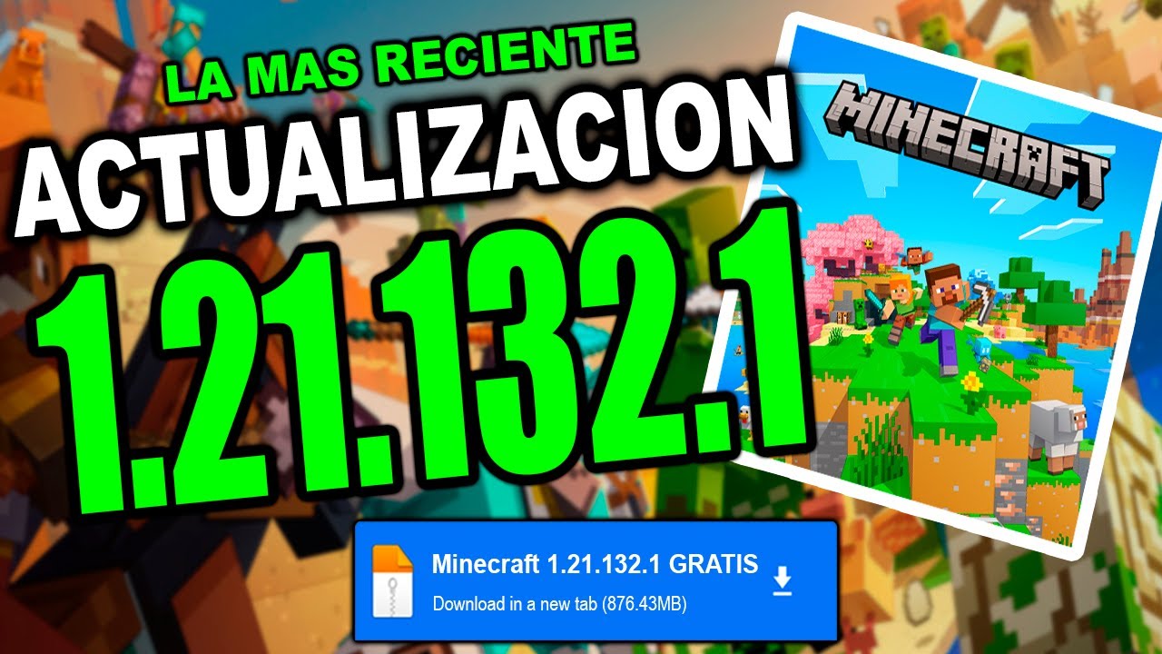 MINECRAFT 1.21.132.1 PARA ANDROID | ULTIMA VERSION DE MINECRAFT BEDROCK 1.21.132.1 OFICIAL | REVIEW
