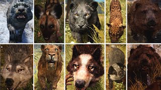 Far Cry Primal - Taming all animals - Rare animals