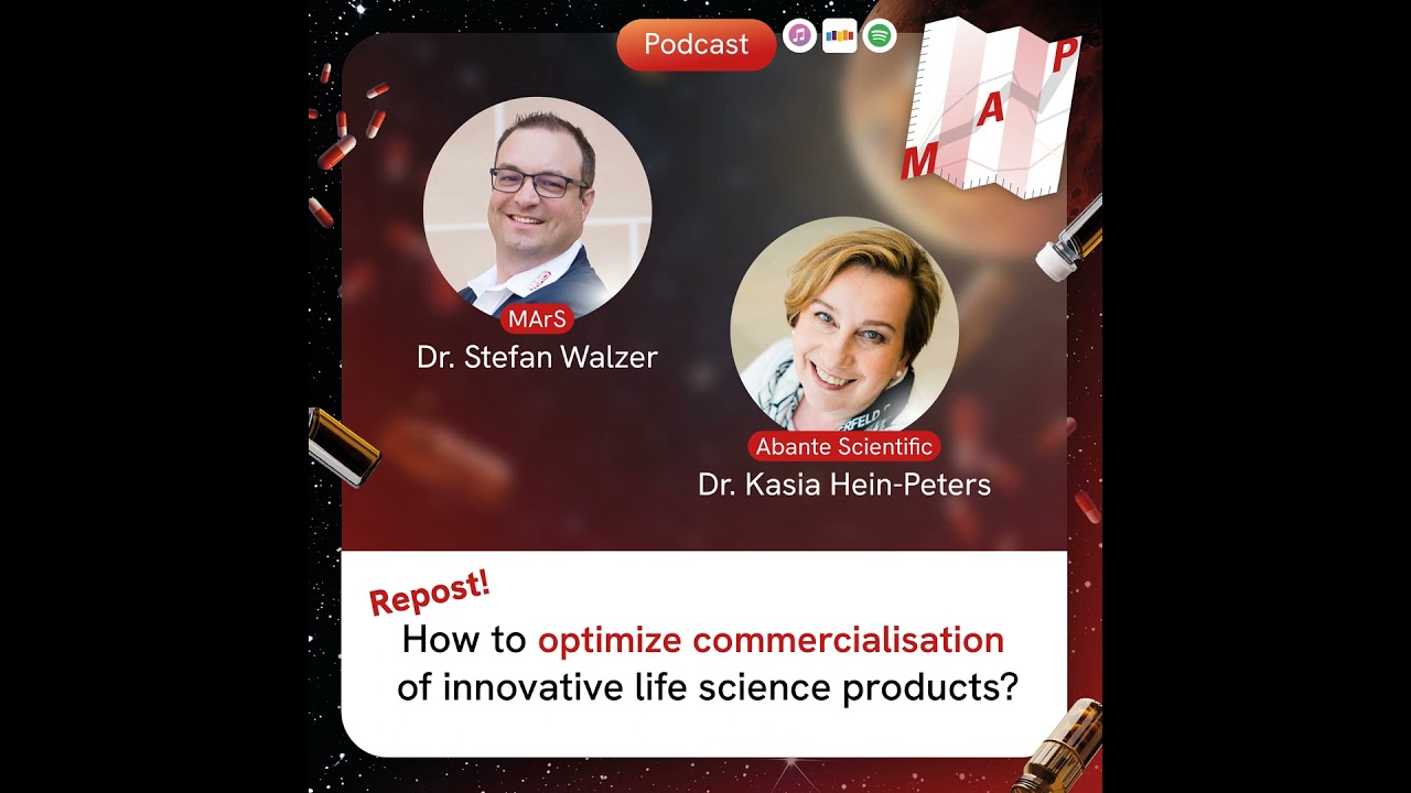 How to optimize commercialisation of innovative life science products, Dr. Kasia Hein-Peters? (Re...