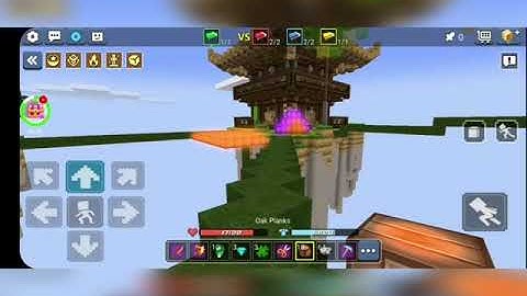 Building a big wooden pool in bed wars(#funny moments) (#blockman go mods)