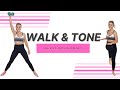 🔥Walk &amp; Tone with Dumbbells🔥Full Body Cardio &amp; Strength🔥Burn Fat &amp; Build Muscle🔥MISS / HIIT Workout🔥