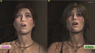 These rise of the tomb raider pc performance low vs ultra graphics
benchmarks were carried out at 1920x1080 screen resolution on an intel
i7 5820k, nvidia ms...