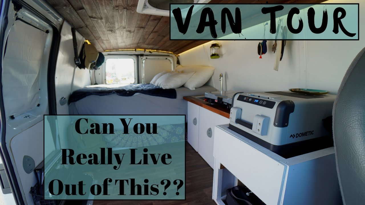REI Employee Lives Full Time in Cargo Van - Less is More