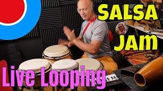 Dm Salsa Jam - Live Looping