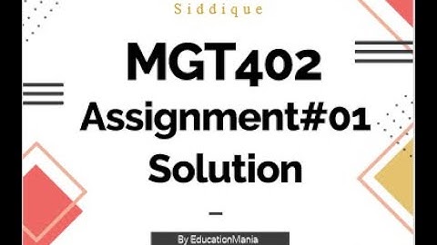 MGT402-Cost and management Accounting -Assignment Solution 2020 | MGT402 Assignment 01