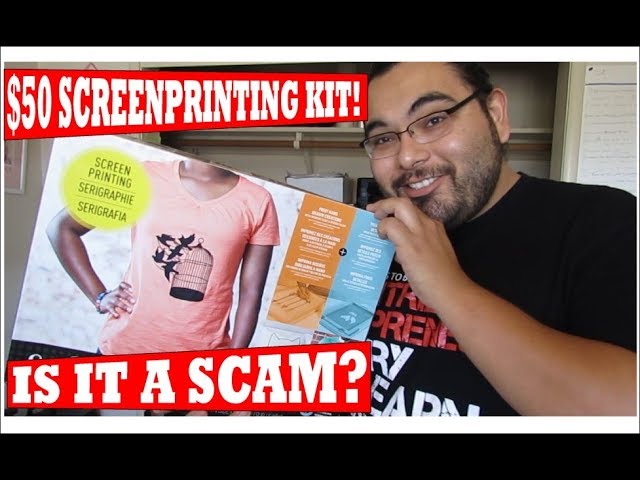 $50 Screen printing kit review. Is it a SCAM?? Speedball waterbased inks 