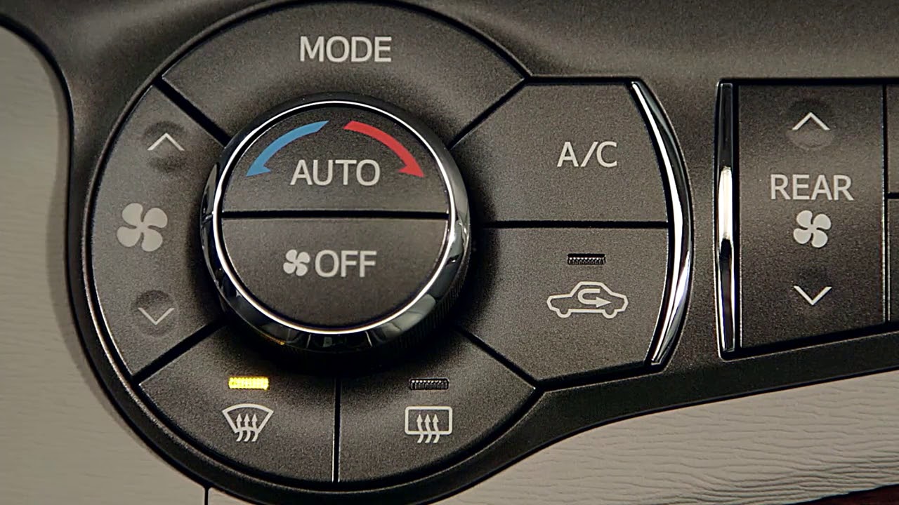 How to Use your Toyota Automatic Climate Control YouTube