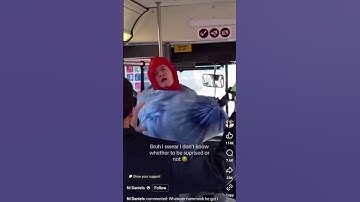 Homeless Guy Builds Hammock On Public Bus! 👀🤯 #surprised #wildthings #funny #laughs #fyp #shorts