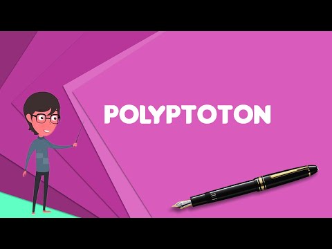 Vídeo: Como o polyptoton é usado?