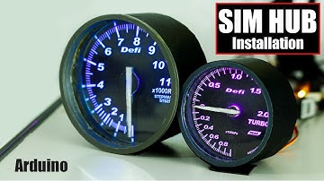 GAUGE INSTALLATION ( SETUP ) | ARDUINO | SIM HUB