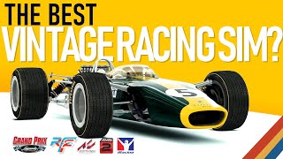 Comparing Vintage Racing Sims - GPL, rFactor 2, Assetto Corsa, AMS2, iRacing!