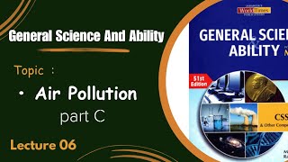 Lecture 6   General Science & Ability Air Pollution part c