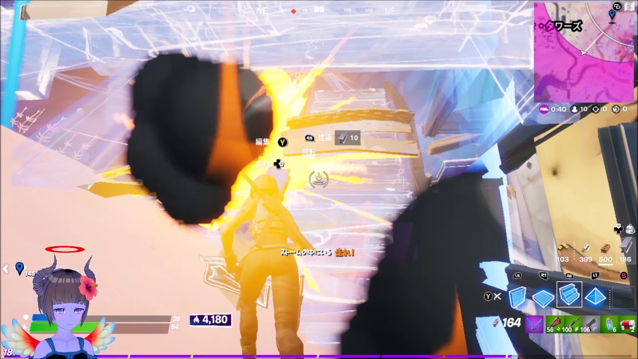 フォートナイト アリーナcr 階段建築でロケラン自爆 ゲームでも事故は発生する ご安全に キレたk フォートナイト 動画まとめ