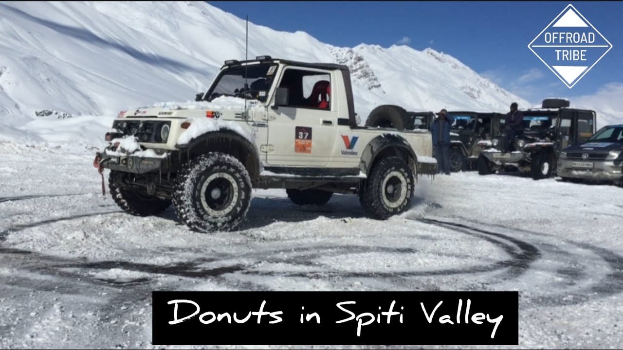 Donuts In Spiti Valley | Gypsy King 4X4 | Offroad Tribe | Snow Drive