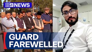 Security guard killed in Bondi Junction stabbing farewelled | 9 News Australia