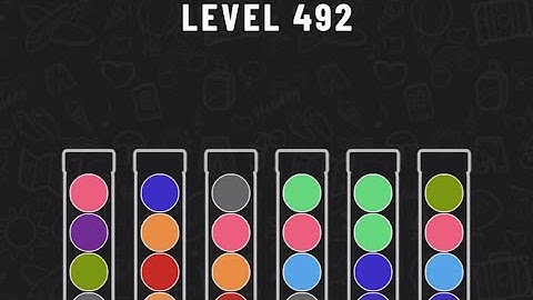 Ball Sort Puzzle Level 492 #ballsortpuzzle #ballsortpuzzlegameplay #puzzlegame #mobilegames