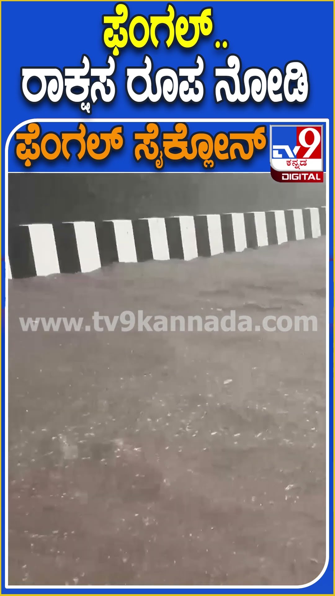 ಕರ್ನಾಟಕ ಕೇರಳ ಬಾರ್ಡರ್‌.. ಕುಂಬ್ಳೆ ರಸ್ತೆ ಎಕ್ಸ್‌ಕ್ಲ್ಯೂಸಿವ್‌ ದೃಶ್ಯ #FengalcycloneEffect | #TV9D