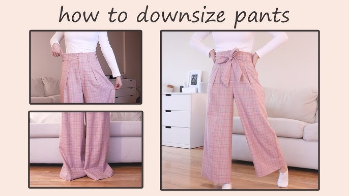 How to alter a loose waist & crotch #alterations #waistgap #crotcharea 