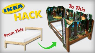 IKEA NEIDEN Bed To Gruffalo Bed! - IKEA Hack! by Average Joe's Joinery 14,866 views 3 years ago 8 minutes, 51 seconds