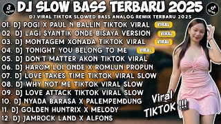 Download lagu DJ SLOW BASS TERBARU 2025 π΅ DJ POGI PAUL N BALLIN X LAGI SYANTIK BISAYA X MONTAGEM XONADA π΅ππ§