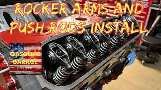 Rocker arms and pushrods LM 7 5.3 L V8.