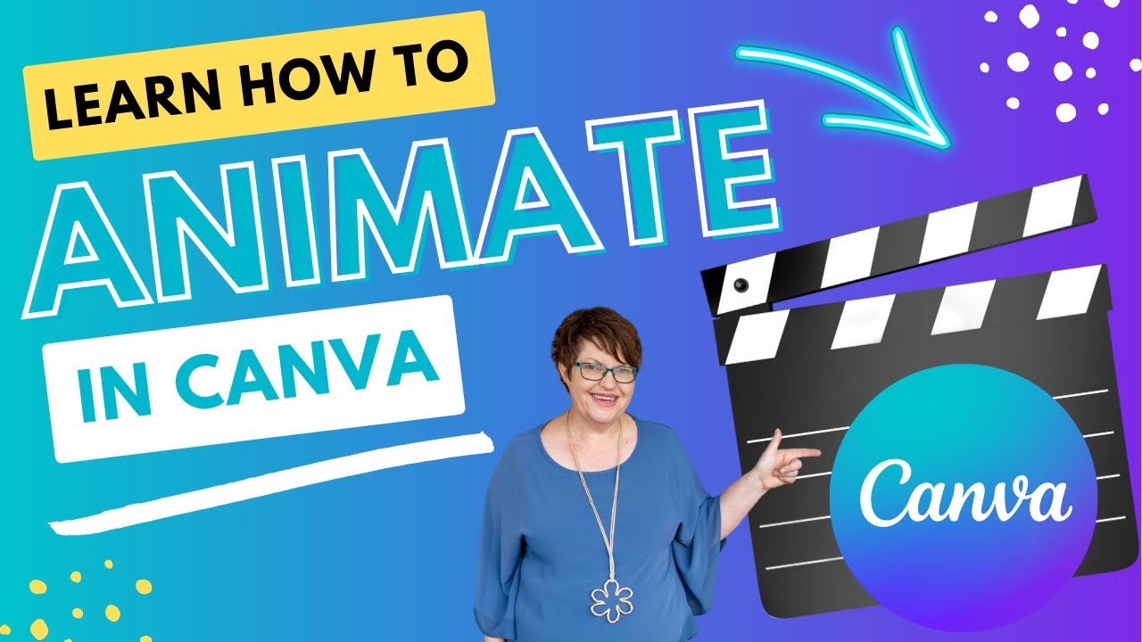 Animate in Canva! Canva Animation Tutorial - Text & Graphics - YouTube