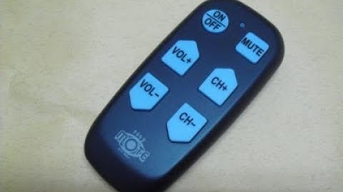 Learning IR remote control - Only 6 large keys buttons - the best for old people URC830B