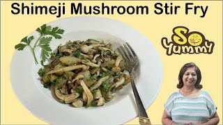 Shimeji Mushroom Stir Fry | Easy 10 minute recipe